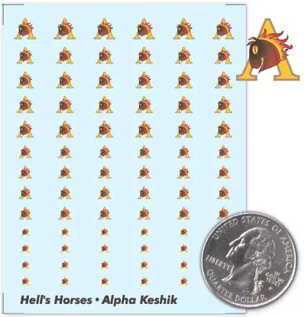 Clan Hells Horses Alpha Keshik Decals 1