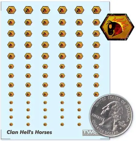 Clan Hells Horses Decals 1