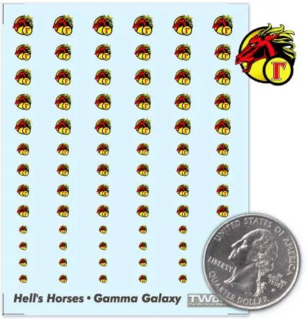 Clan Hells Horses- Gamma Galaxy Decals 1