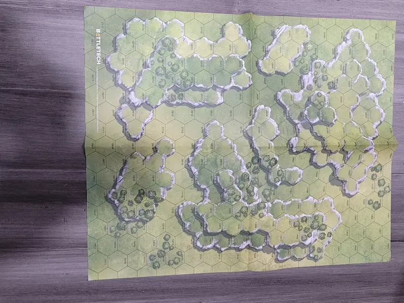 Clan Invasion Box Set Map- Rolling Hills #2/Barren Lands #2 1