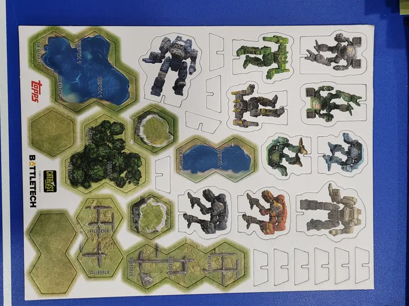 Clan Invasion Cardboard Punch Outs (Clan Invasion Box Set) 1