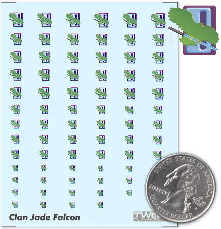 Clan Jade Falcon Decals 1