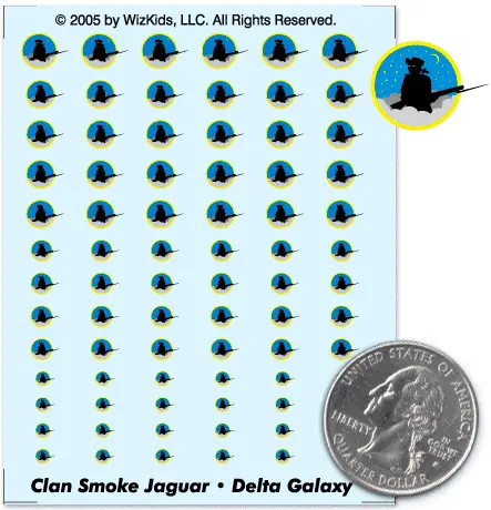 Clan Smoke Jaguar Delta Galaxy Decals 1