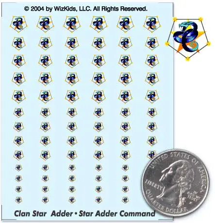 Clan Star Adder- Command Decals 1
