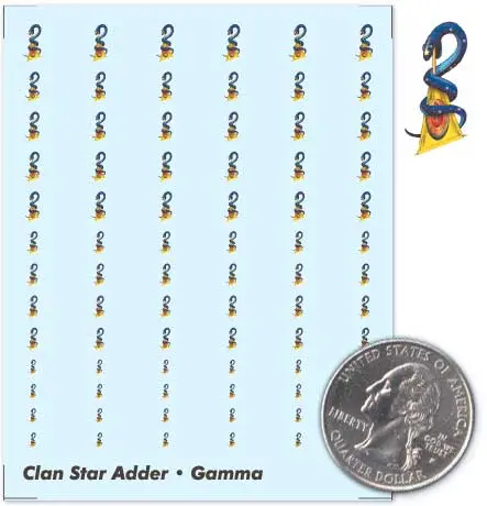 Clan Star Adder- Gamma Galaxy Decals 1