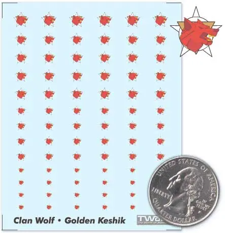 Clan Wolf - The Golden Keshik Decals 1