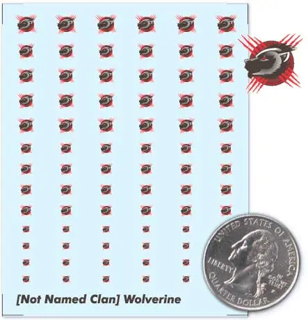 Clan Wolverine (Not Named Clan) Decals 1