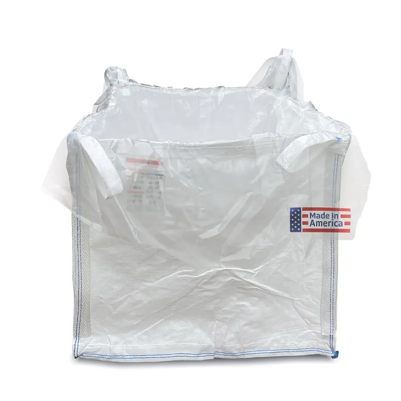 Clear Fibc Bulk Bag Liners | Made In Usa | Fits Bags Up To 55" X 55" X 75" | 1 Month Uv Protection 1