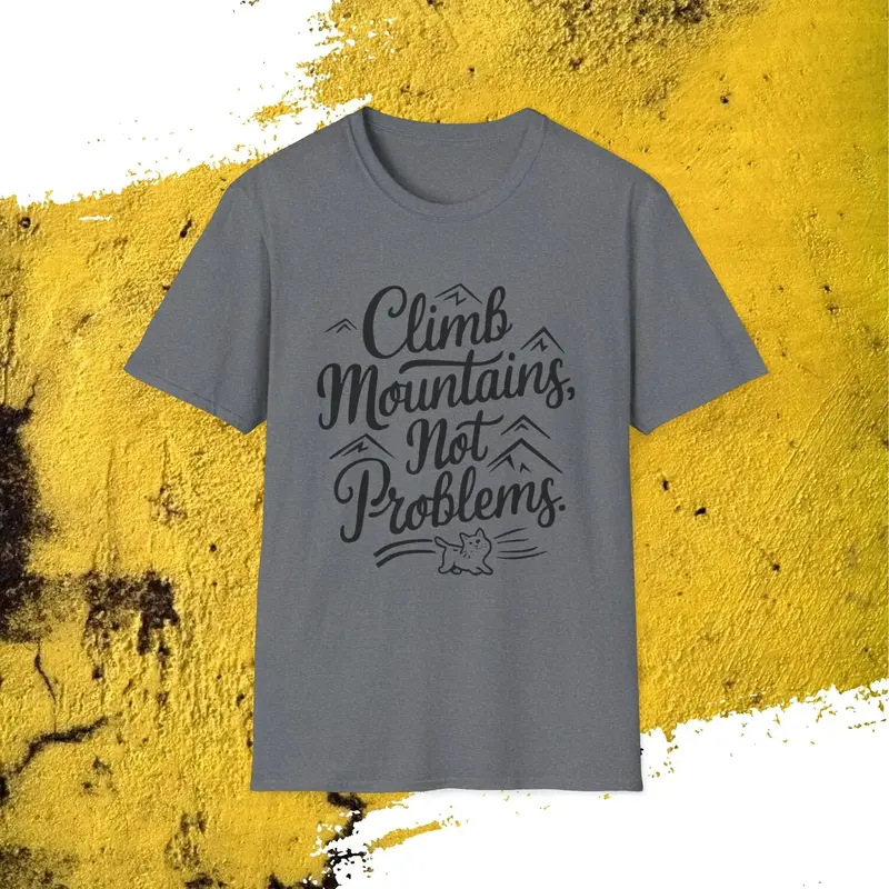 Climb Mountain Cotton T-Shirt 11