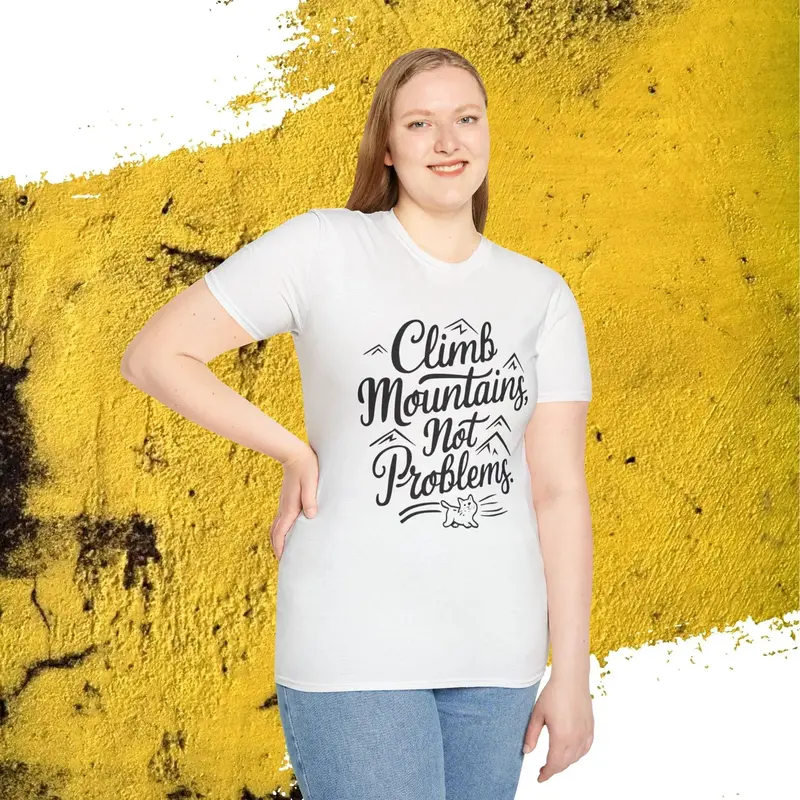 Climb Mountain Cotton T-Shirt 23