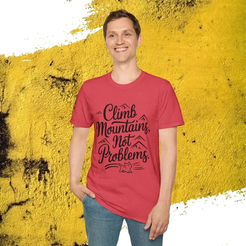 Climb Mountain Cotton T-Shirt 28
