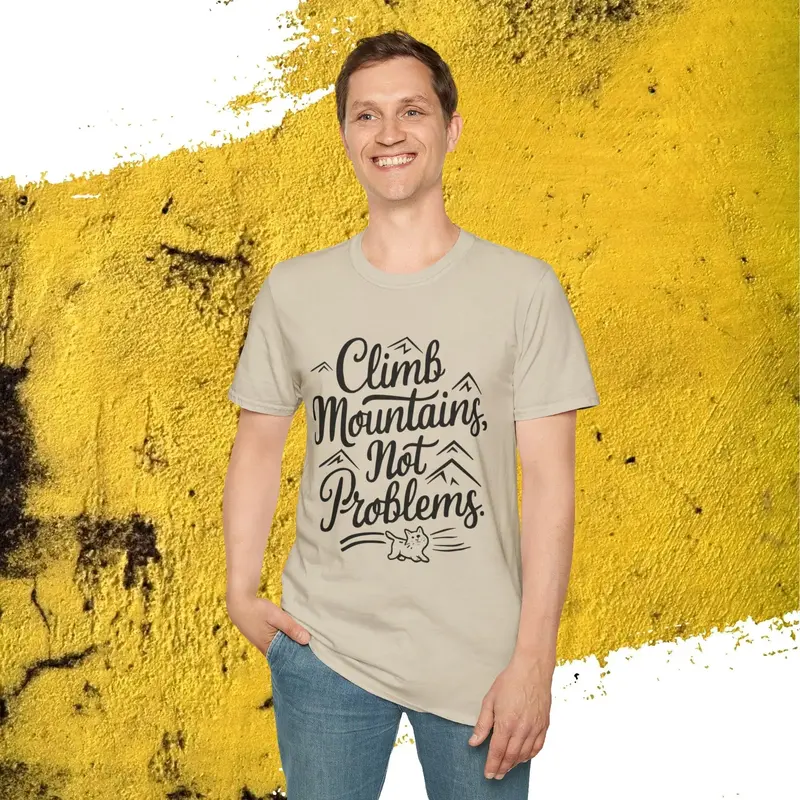 Climb Mountain Cotton T-Shirt 30