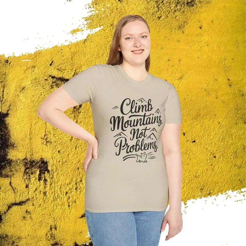 Climb Mountain Cotton T-Shirt 31