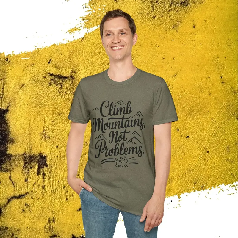 Climb Mountain Cotton T-Shirt 32
