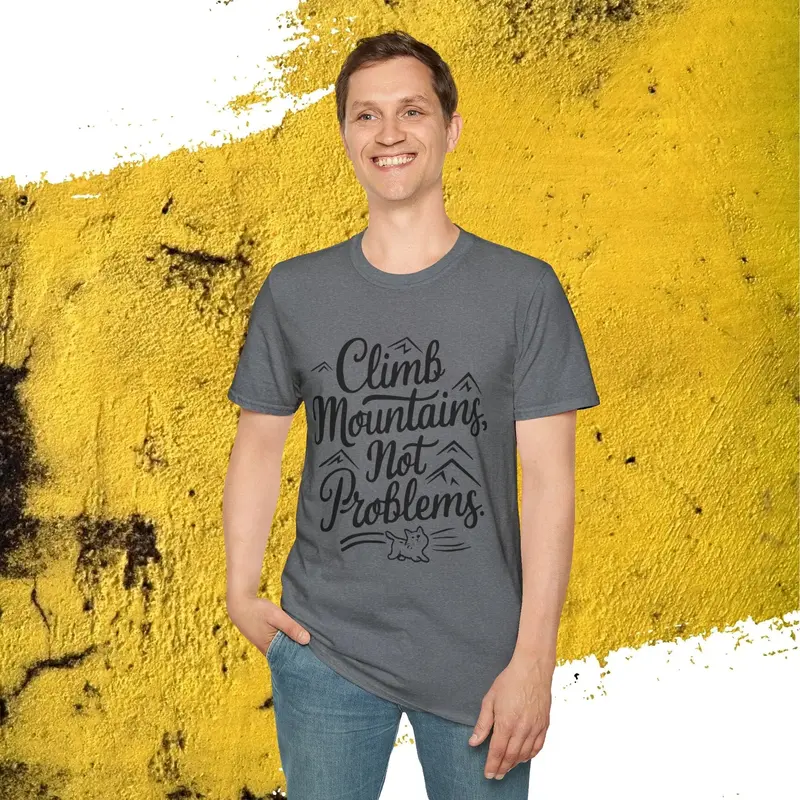 Climb Mountain Cotton T-Shirt 34