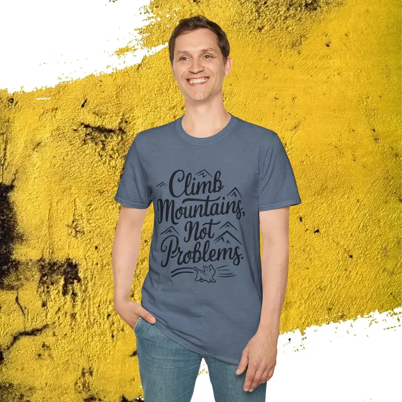 Climb Mountain Cotton T-Shirt 40