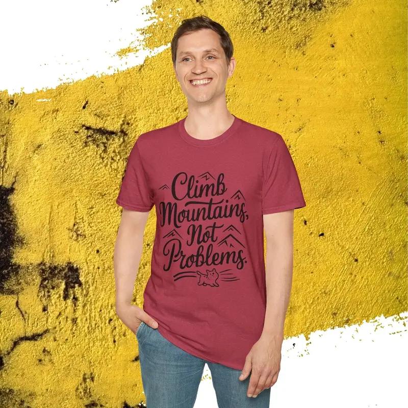 Climb Mountain Cotton T-Shirt 46