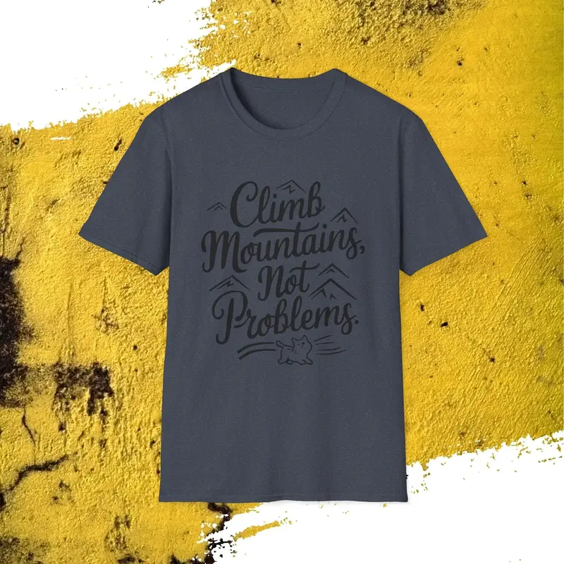 Climb Mountain Cotton T-Shirt 5