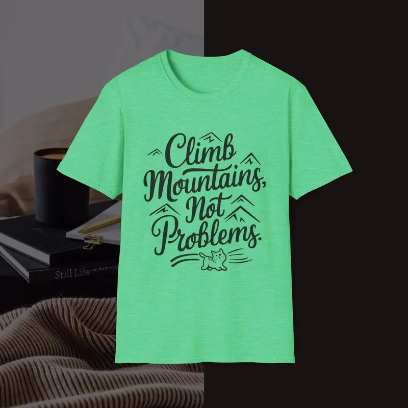 Climbing Mountain Cotton Men Tee 10