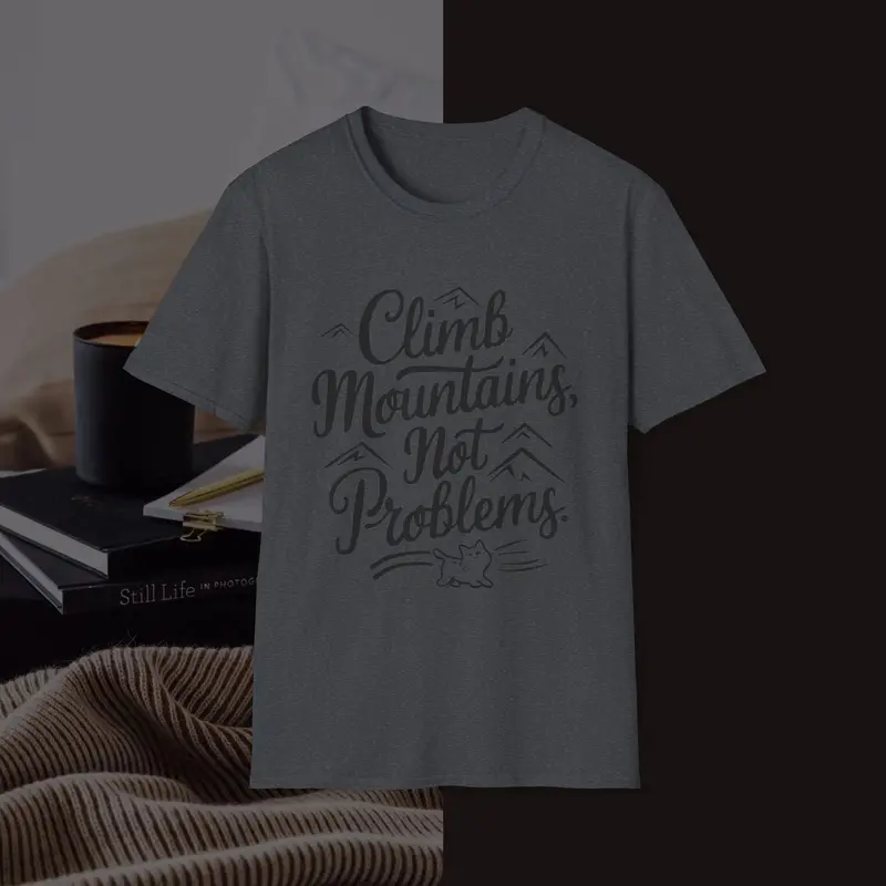 Climbing Mountain Cotton Men Tee 11