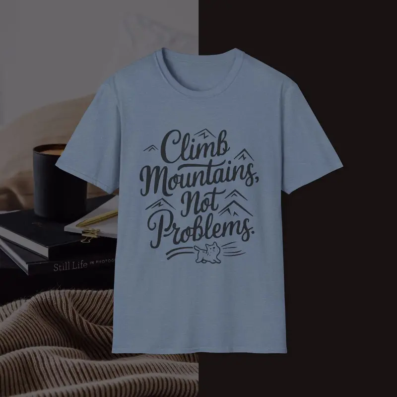Climbing Mountain Cotton Men Tee 11