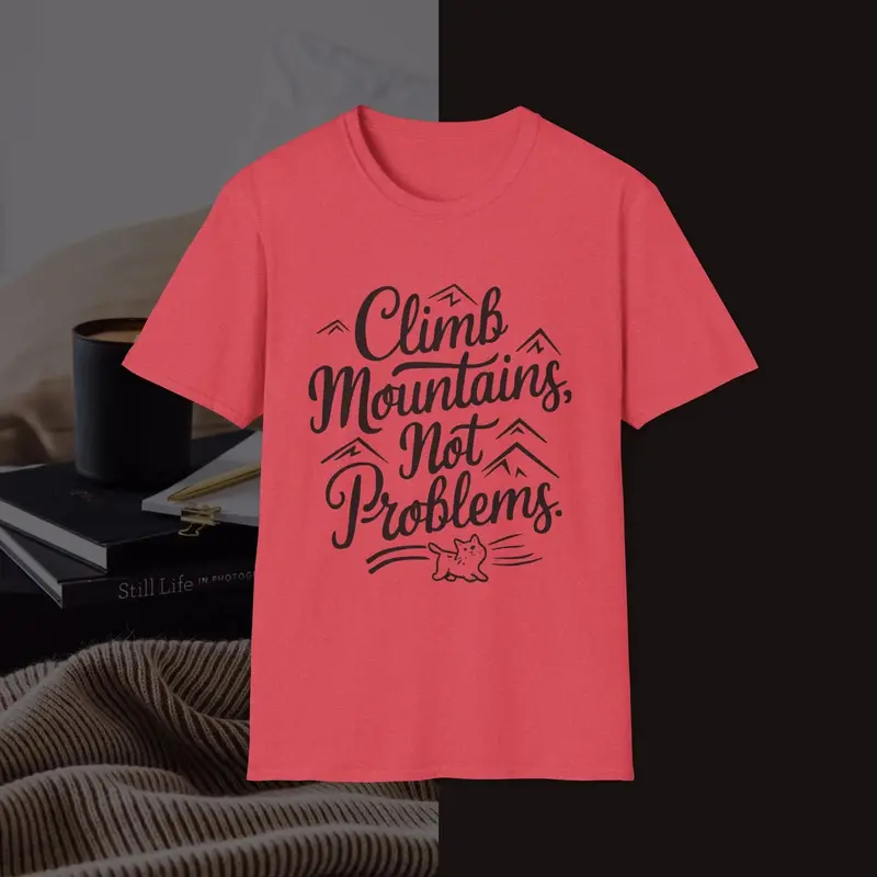 Climbing Mountain Cotton Men Tee 12