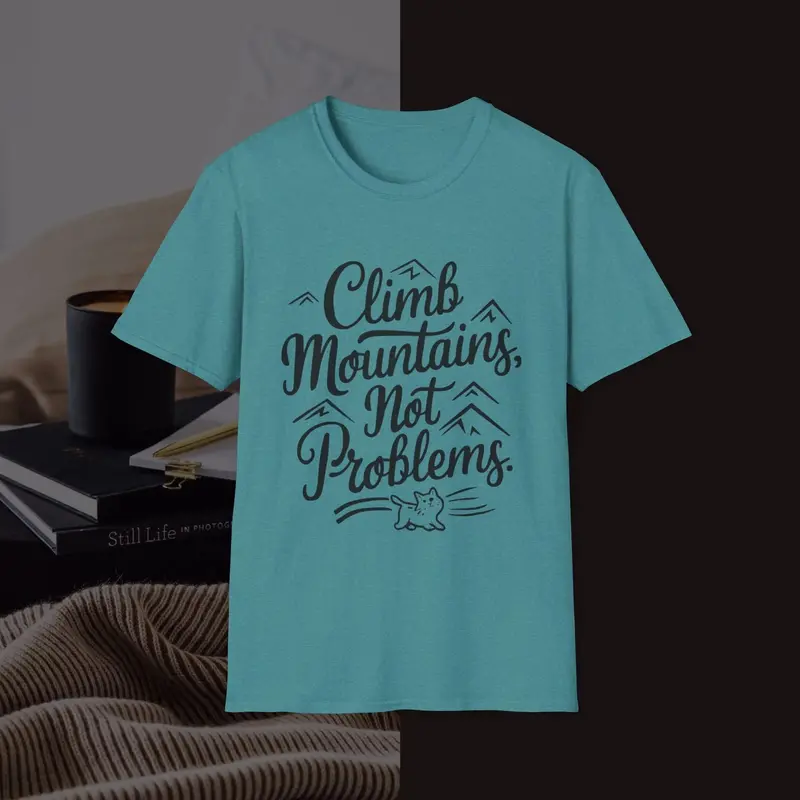 Climbing Mountain Cotton Men Tee 17