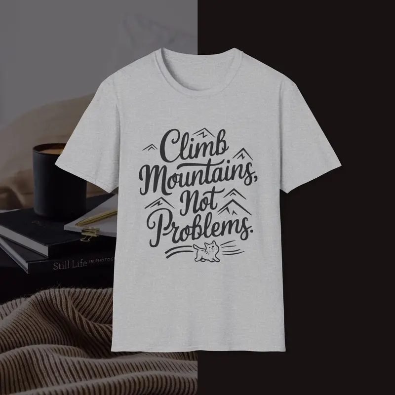 Climbing Mountain Cotton Men Tee 2