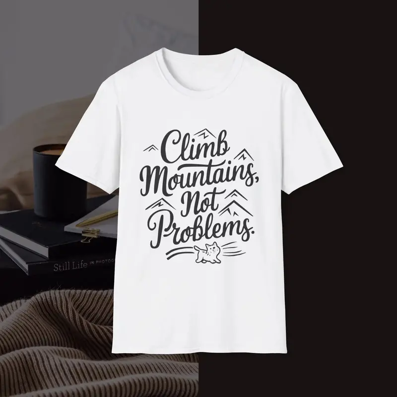 Climbing Mountain Cotton Men Tee 3
