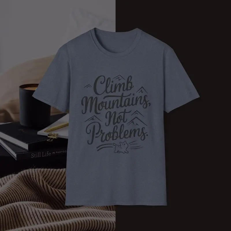 Climbing Mountain Cotton Men Tee 4