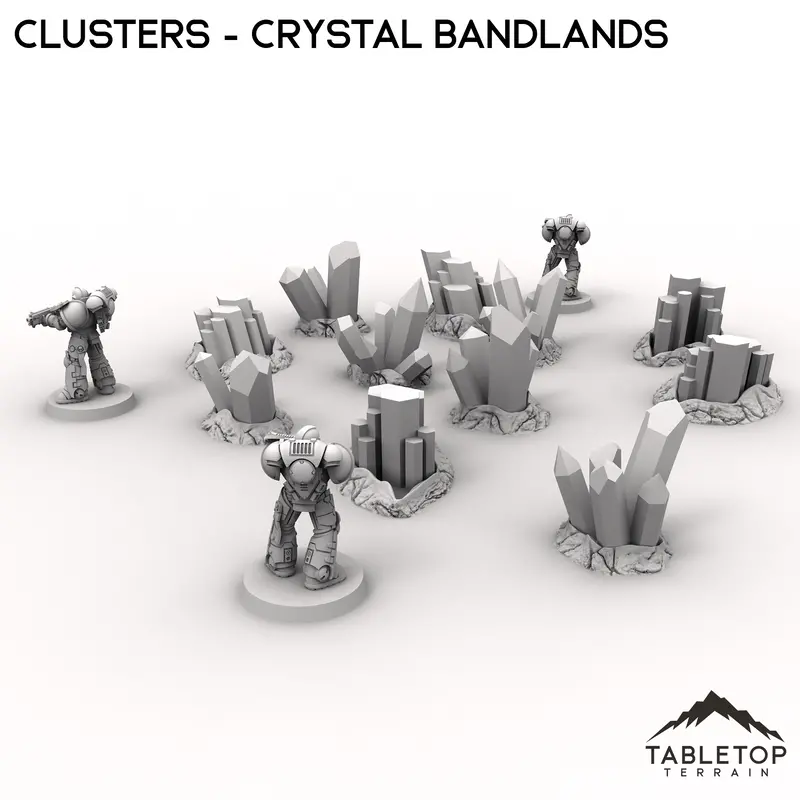 Clusters - Crystal Bandlands 3
