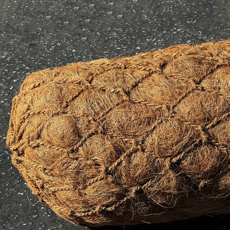 Coir Fiber Log – 12" Diameter | Biodegradable Erosion Control 9
