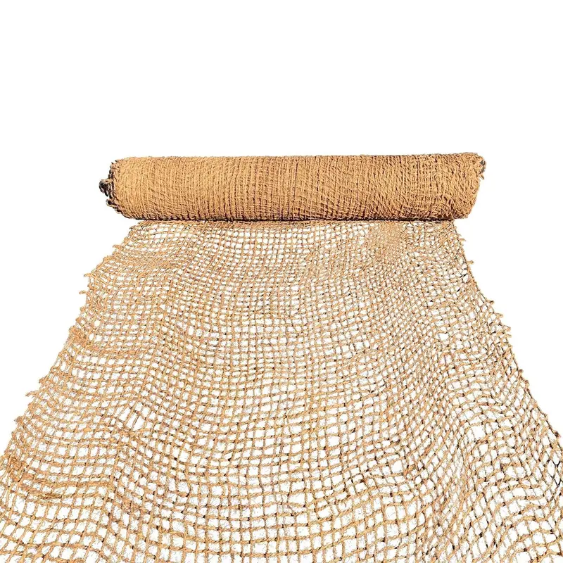 Coir Mesh Mat - Erosion Control (Biodegradable) - Coconut Fibers - 4 Ft Wide (Lasts 2-5 Yr) 1