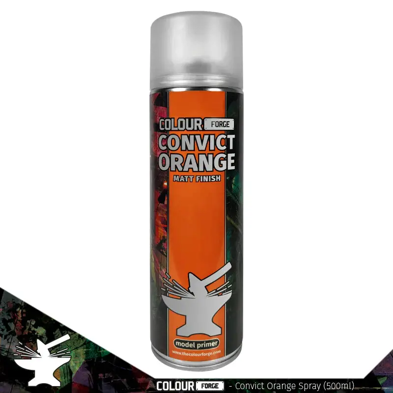 Colour Forge Spray: Convict Orange (500Ml) 1
