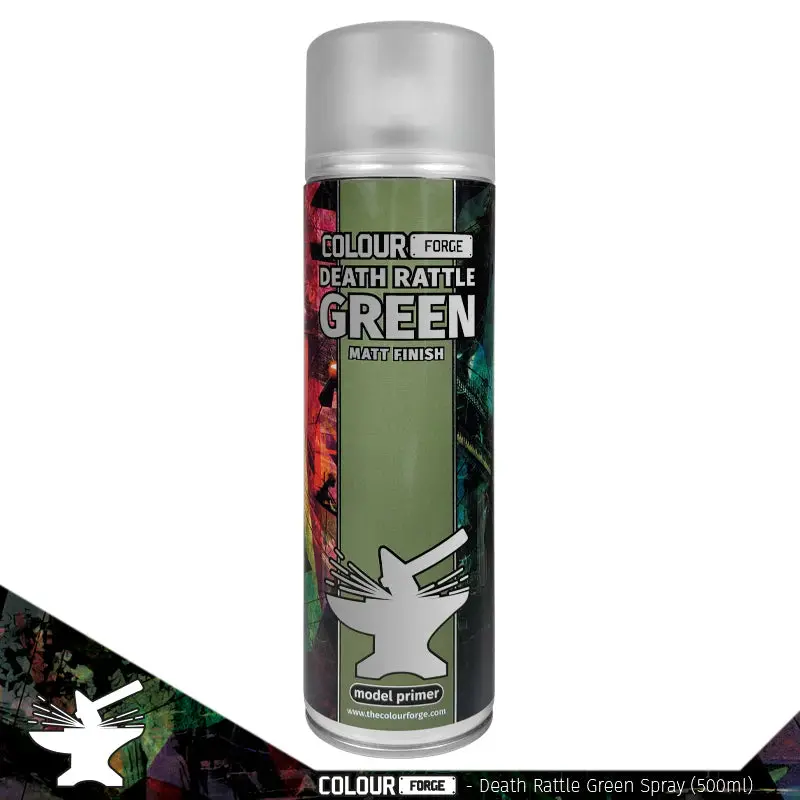 Colour Forge Spray: Death Rattle Green (500Ml) 1