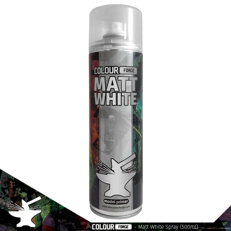 Colour Forge Spray: Matt White (500Ml) 1