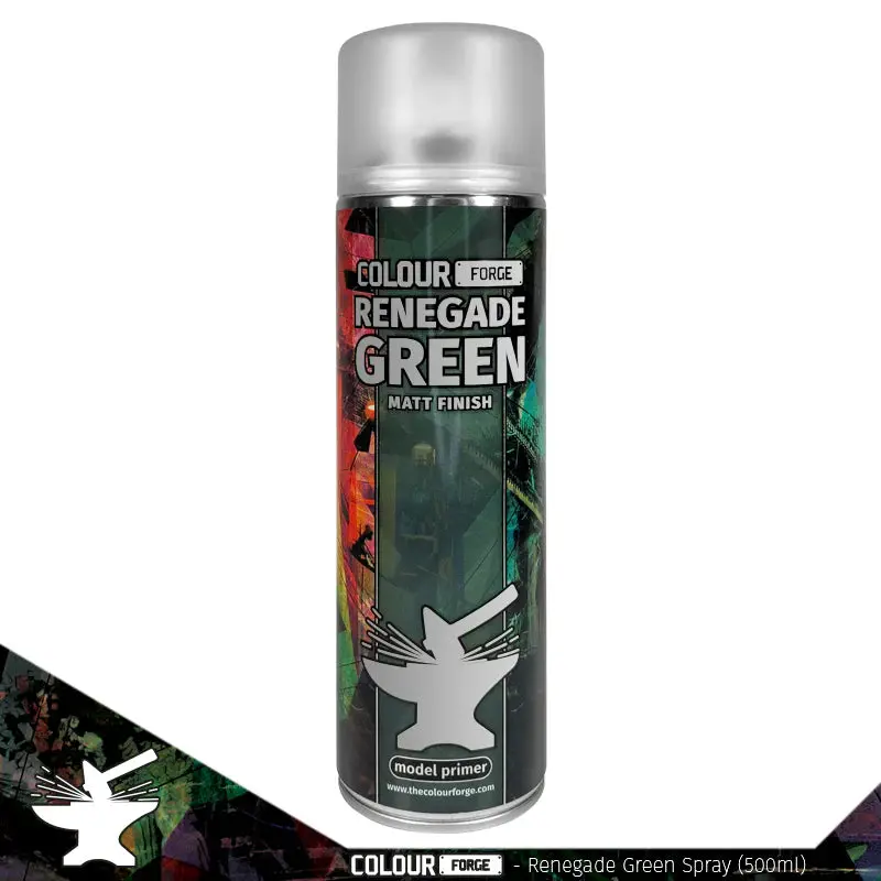 Colour Forge Spray: Renegade Green (500Ml) 1