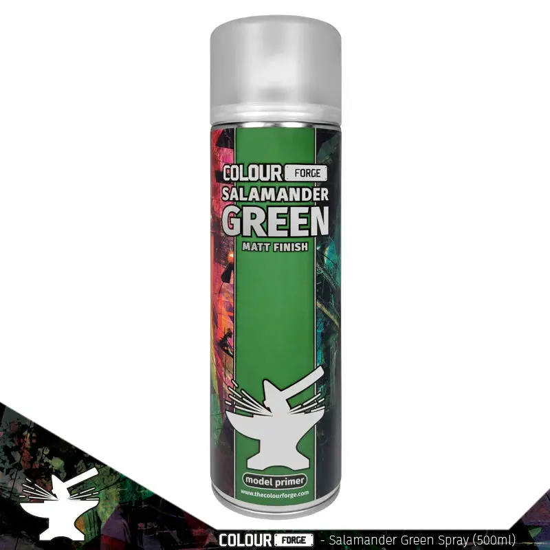 Colour Forge Spray: Salamander Green (500Ml) 1