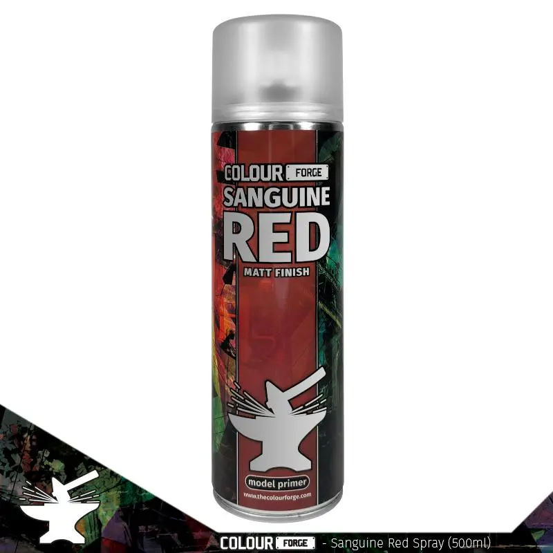 Colour Forge Spray: Sanguine Red (500Ml) 1