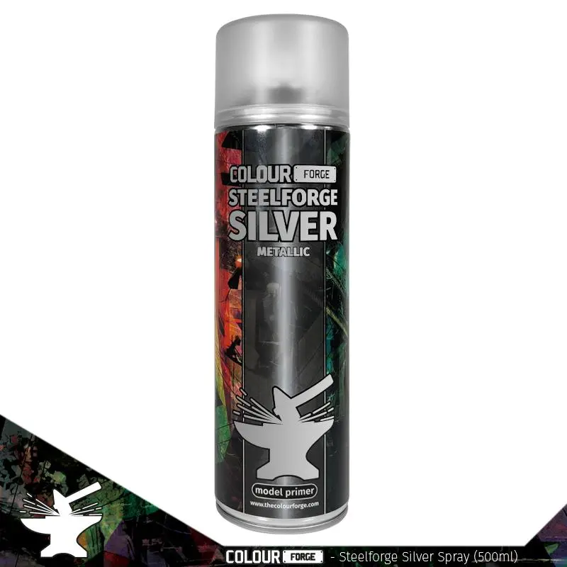 Colour Forge Spray: Steelforge Silver (500Ml) 1