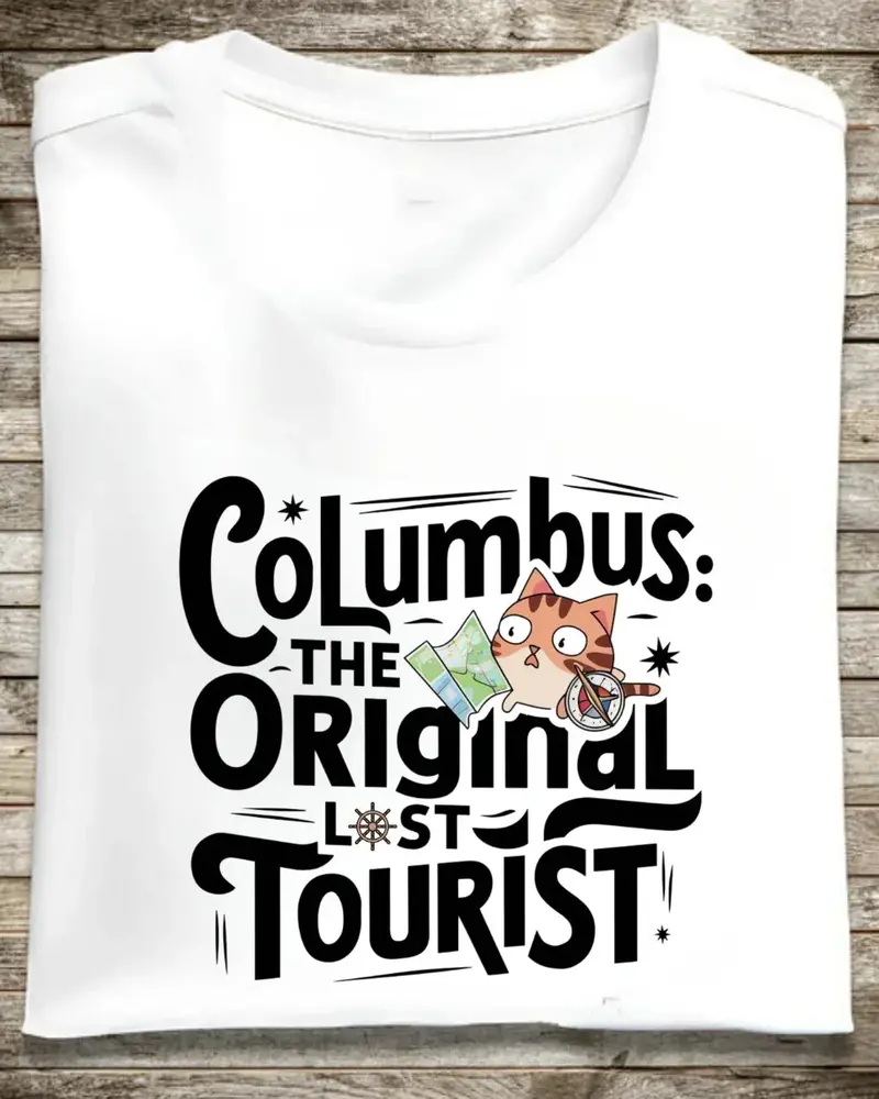 Columbus The Original Lost Tourist Cotton Tee 1