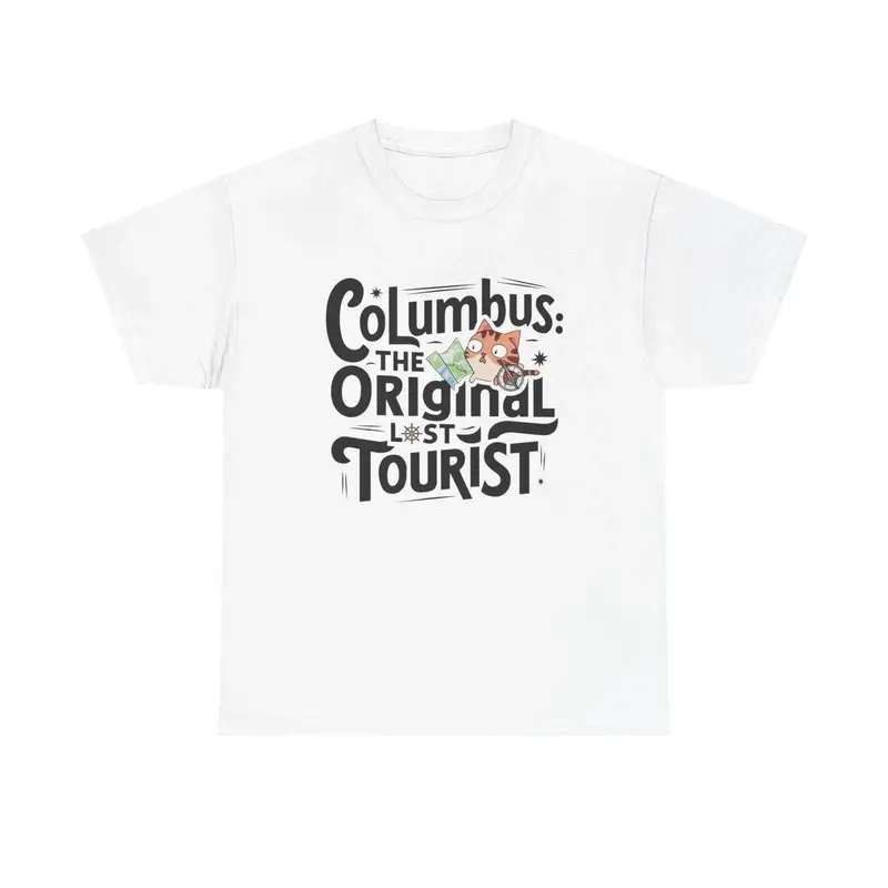 Columbus The Original Lost Tourist Cotton Tee 5