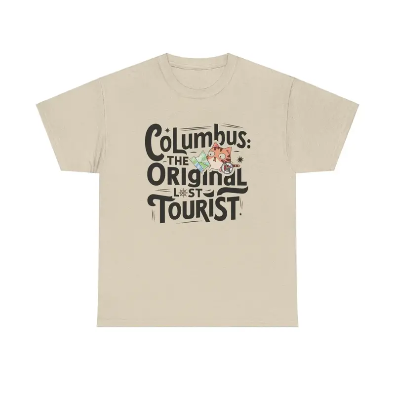 Columbus The Original Lost Tourist Cotton Tee 7