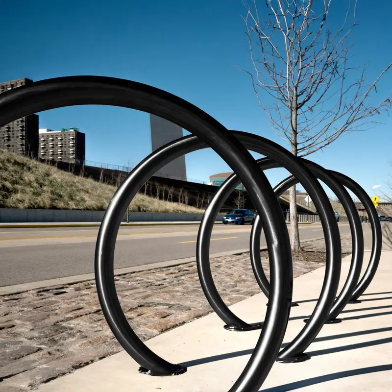 Commercial Circle Bike Racks - Surface Mount - 2 Bike Capacity 22