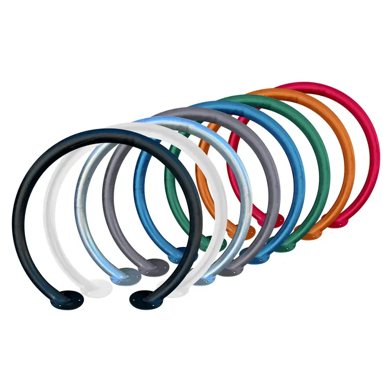 Commercial Circle Bike Racks - Surface Mount - 2 Bike Capacity 24