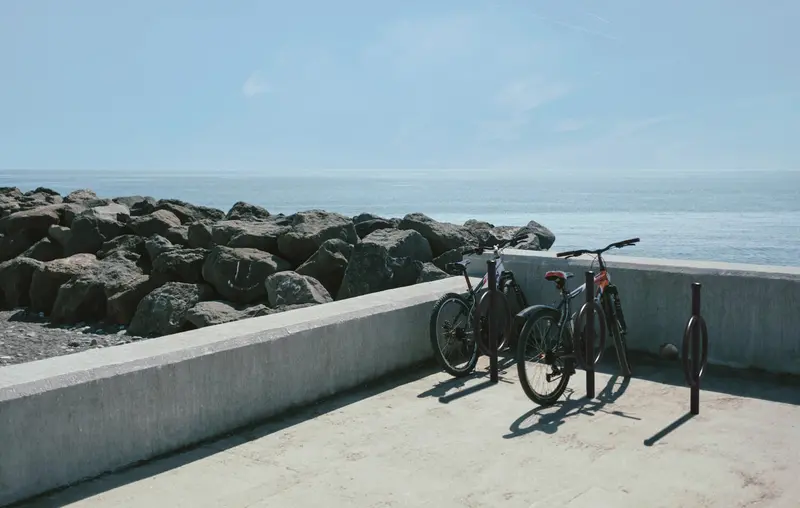 Commercial Post And Ring Bike Rack - In Ground (2 Bike Capacity) 11