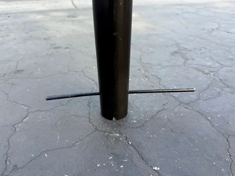 Commercial Post And Ring Bike Rack - In Ground (2 Bike Capacity) 15