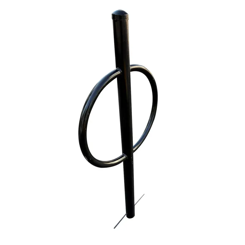 Commercial Post And Ring Bike Rack - In Ground (2 Bike Capacity) 7