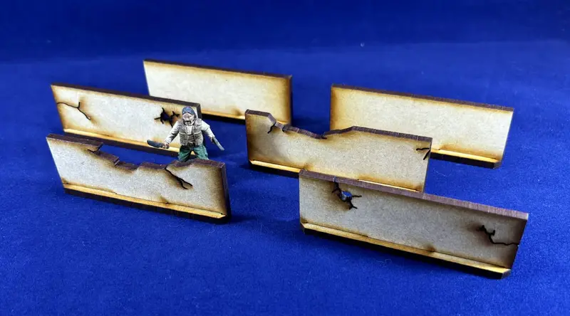 Concrete Barriers / Walls - 28Mm Terrain 1