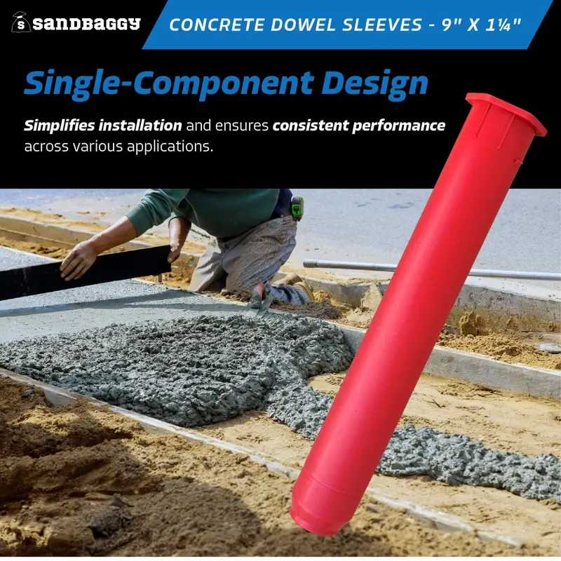 Concrete Dowel Sleeves - 9” X 1-1/4” (#10 Rebar Sleeve) 3
